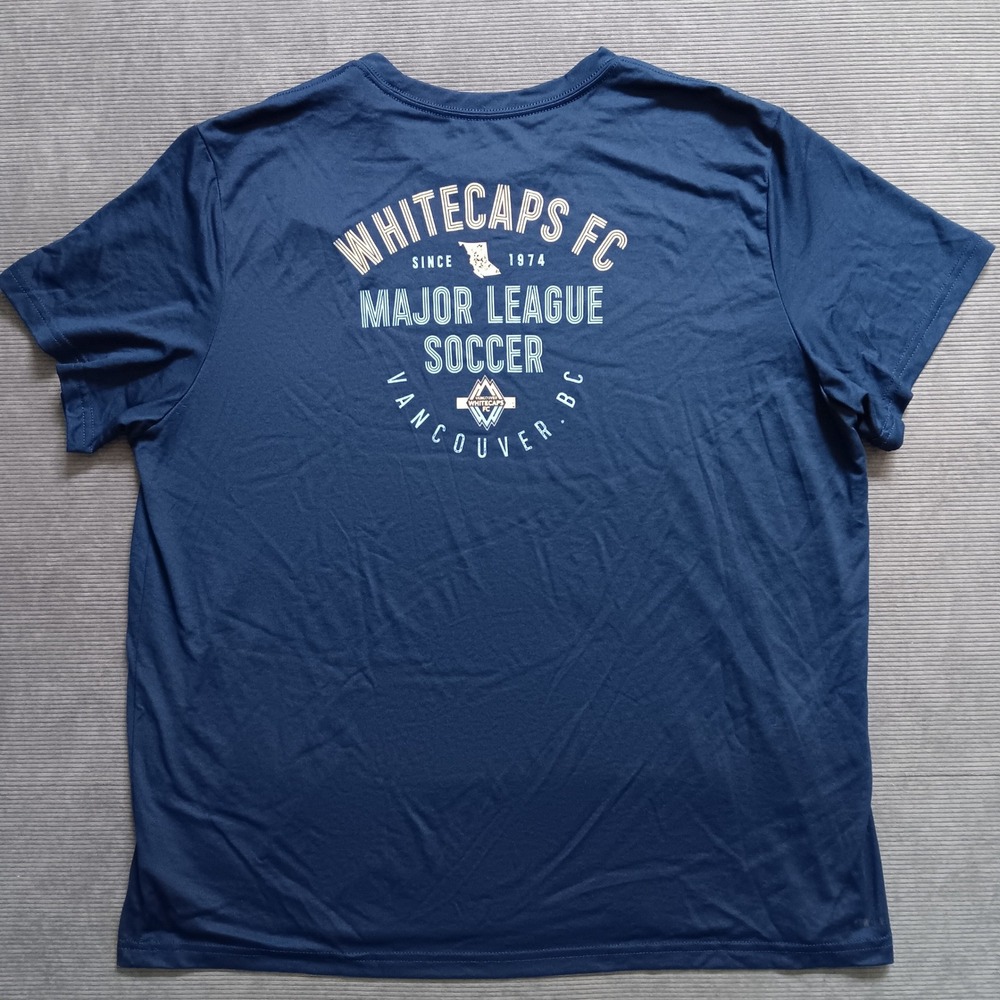 Adidas Vancouver Whitecaps FC Jersey Mens 2XL Navy NEW MLS Soccer Pregame Shirt